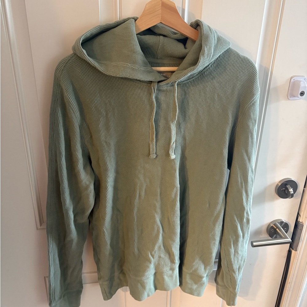 Men's Green Hooded Sweatshirt / Hoodie